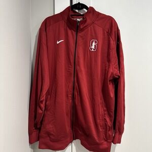NIKE STANFORD CARDINALS DRI-FIT ZIP UP TRACK JACKET  XXL